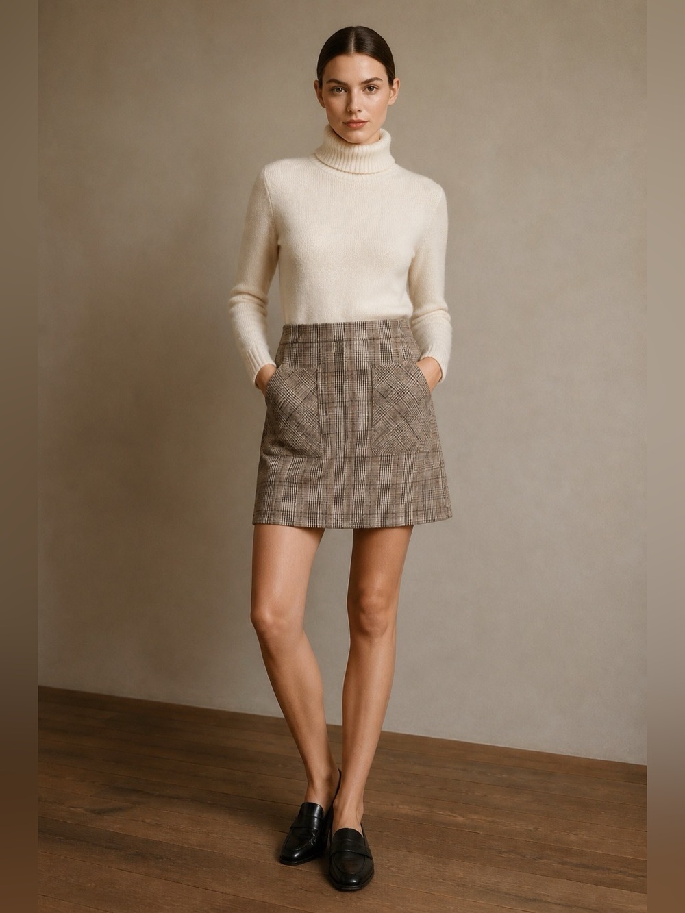 SOHO High Waisted Plaid Mini Skirt Womens Medium 90s Y2K Preppy Academia Grunge